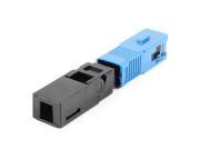FTTH SC UPC P Single Mode Optical Fiber Cable Quick Fast Connector Blue Black