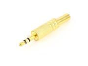 3.5mm 3Pole Male Stereo Audio Jack Plug Spring Relief Jack for MP3 Headset