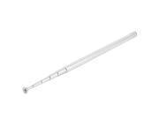 10.5cm to 48cm 6 Sections Telescopic Antenna Aerial Silver Tone for DAB Radio TV