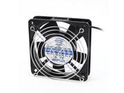 AC 220V 240V 0.08A Wired PC Computer Case Cooling Fan 110x25mm 2 Metal Grill
