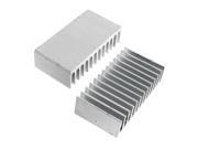 40mm x 11mm x 21mm Heatsink Heat Dissipate Cooling Fin 2 Pcs