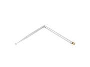 125mm to 560mm 7 Sections FM Radio TV Telescopic Antenna Replacement Silver Tone