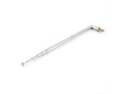 13.5cm to 50cm 6 Sections Telescoping Antenna Aerial Silver Tone for AM Radio TV