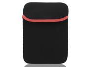 8 Tablet eBook Reader Neoprene Sleeve Case Bag Pouch Cover Protector Black Red
