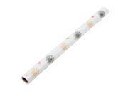 Flower Print White Art Wall Decoration Wallpaper Decal Roll For Room 2M Long Flower Print White Art Wall Decoration Wallpaper Decal Roll For Room 2M Long