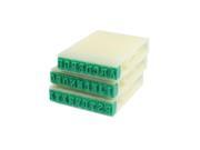 Unique Bargains 26 Letters Plastic Rubber Detachable Alphabet Stamp Educational Students Stationery Green Beige Unique Bargains 26 Letters Plastic Rubber Detachable Alphabet Stamp Educational Students Stationery Green Beige