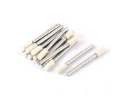 2.3mm Dia Shank 4mm Cylinder Head Felt Mounted Point Grinding Bits 15pcs 2.3mm Dia Shank 4mm Cylinder Head Felt Mounted Point Grinding Bits 15pcs