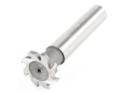 Unique Bargains 30mm x 4mm Cutting Tool 16mm Straight Shank 8 Flutes HSS T Slot End Mill Unique Bargains 30mm x 4mm Cutting Tool 16mm Straight Shank 8 Flutes HSS T Slot End Mill