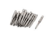 Global Bargains 20 Pcs Magnetic T15 3mm Point 50mm Long Security Torx Screwdriver Bits Global Bargains 20 Pcs Magnetic T15 3mm Point 50mm Long Security Torx Screwdriver Bits