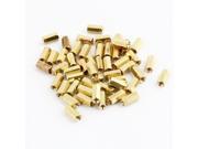 M3 Female Thread Brass Pillar Standoff Spacer 50Pcs M3 Female Thread Brass Pillar Standoff Spacer 50Pcs
