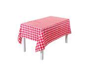Wipe Clean PVC Vinyl Tablecloth Kitchen Dining Table Cover Plaid Red 140x200cm Wipe Clean PVC Vinyl Tablecloth Kitchen Dining Table Cover Plaid Red 140x200cm