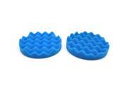 7 Blue Car Waxing Polish Foam Washing Sponge Wax Cleaning Plate 2pcs 7 Blue Car Waxing Polish Foam Washing Sponge Wax Cleaning Plate 2pcs