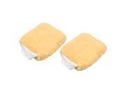 2Pcs Faux Wool Multipurpose Waxing Washing Cleaning Mitten Glove Car Care Tool 2Pcs Faux Wool Multipurpose Waxing Washing Cleaning Mitten Glove Car Care Tool