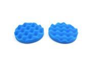2pcs Blue 6inch Car Waxing Polish Foam Wax Cleaning Plate Washing Sponge 2pcs Blue 6inch Car Waxing Polish Foam Wax Cleaning Plate Washing Sponge