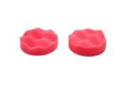 3 80mm Red Wave Shape Car Waxing Polish Foam Sponge Wax Cleaning Plate 2pcs 3 80mm Red Wave Shape Car Waxing Polish Foam Sponge Wax Cleaning Plate 2pcs
