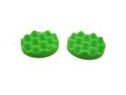 5 Green Self Adhesive Car Waxing Polish Foam Sponge Wax Cleaning Plate 2pcs 5 Green Self Adhesive Car Waxing Polish Foam Sponge Wax Cleaning Plate 2pcs