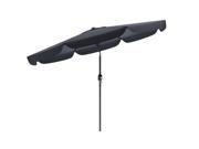 CorLiving PPU 200 U Tilting Patio Umbrella in Black