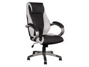 CorLiving WHL 302 C Black and Grey Mesh Fabric Managerial Office Chair