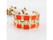 new arrival product 2014 Fashion Gold Alloy Chain Enamel Hollow Out brand Bracelet for women