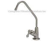 Euro style Brushed Nickel Faucet for Water Filter and RO Systems by CFS