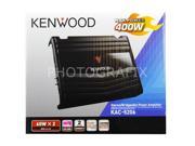 Kenwood KAC 5206 400W Max 2 Channel Class AB Performance Series Car Amplifier