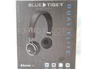 NEW Blue Tiger DUAL Elite Bluetooth Wireless Headset Pro Trucker Cell Phone Over
