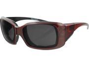 Bobster Bava301 Ava Sunglasses Ruby Red W Smoke Lens