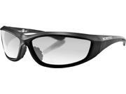 Bobster Echa001C Sunglasses Charger Black W Clear Lens
