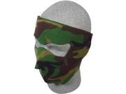 Zan Wnfm118 Full Face Mask Woodland Camo