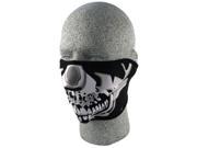 Zan Wnfm023H Half Face Mask Chrome Skull