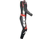 SPIdi Y120 021 50 Track Leather Wind Pro Suit Black Red E50 Us40