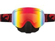 Dragon 722 1547 Nfx Snow Goggle Jet Red Split W Red Ion Lens