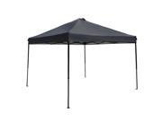 Abba Patio 10 X 10 ft Outdoor Pop Up Portable Shade Instant Folding Canopy with Roller Bag Dark Grey
