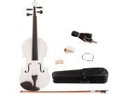 ADM Handcrafted Solid Wood Student Violin 4 4 Full Size with Starter Kits Shaped Case Violin Bow Rosin Bridges and Extra Set of Strings Included