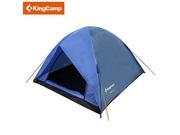 KingCamp 3 Person Camping Traveling Family Tent Blue