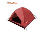 KingCamp 3 Person Camping Traveling Family Tent Red