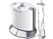 Kazoo 1580W 54 oz Professional Dual Bar Garment Steamer with Foot Operated On Off Switch and Power Cord Storage Gray