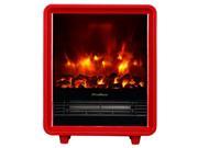 PuraFlame Octavia Red 12 inch Portable Electric Heater Eco Friendly 1500W