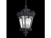 Kichler Lighting 9564BKT Traditional 4 Light Outdoor Hanging Pendant in Textured Black