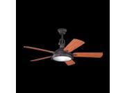 Kichler Lighting 300018DBK Traditional 56 Inch Hatteras Bay Fan in Distressed Black