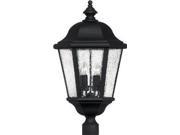 Hinkley Lighting 1677BK Large Post Mount Black Edgewater Outdoor