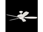 Kichler Lighting 300117SNW Transitional 52 Inch Canfield Fan in Satin Natural White