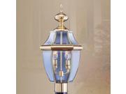 Livex Lighting Monterey Outdoor Post Head in Polished Brass 2254 02