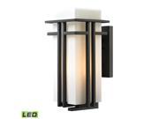Elk Lighting Croftwell Collection 1 Light Outdoor Sconce 45087 1 LED