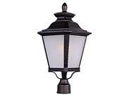 Maxim Lighting Knoxville 1 Light Outdoor Pole Post Lantern Bronze 1120FSBZ