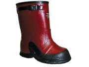 Salisbury By Honeywell Size 12 Red 14 Rubber 1 Buckle Overboots With Anti Skid Bar Tread Black Outsole