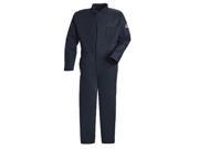 VF Imagewear Bulwark 60 Regular Navy 9 Ounce Cotton Flame Resistant Classic Coverall With Concealed 2 Way Front Zipper Closure And 2 patch Hip Pockets Chest P