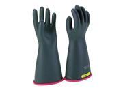 SALISBURY By Honeywell Size 8 1 2 Black And Red 14 Type I Natural Rubber Class 2 High Voltage Electrical Insulating Linesmen s Gloves With Straight Cuff