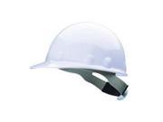 Fiber Metal By Honeywell White Class E Type I SuperEight Thermoplastic Cap Style Hard Hat With 8 Point Ratchet Suspension