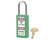 Master Lock Green 1 1 2 X 3 Zenex Thermoplastic Bilingual Lightweight Safety Lockout Padlock With 1 4 X 1 1 2 Shackle 6 Locks Per Set Keyed Differently